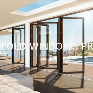 Folding Security Windows with Lockable Panes - Anti-Theft Protection