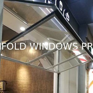 Folding Security Windows with Lockable Panes - Anti-Theft Protection