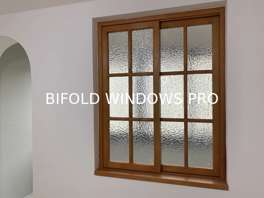 European Design Space-Saving Aluminium Soundproof Thermal Break Folding Window Aluminum