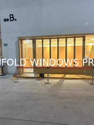 High Quality Sound Proof Aluminium Windows Bifold Glass Window Screens Bifold Aluminium Doors and windows