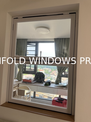 High Quality Sound Proof Aluminium Windows Bifold Glass Window Screens Bifold Aluminium Doors and windows