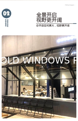 6063-T5 Aluminum Folding Windows | 20mm Slim Sightlines