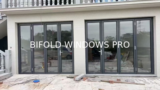 Structural Silicone Glazed Folding Windows - Flush Glass Appearance