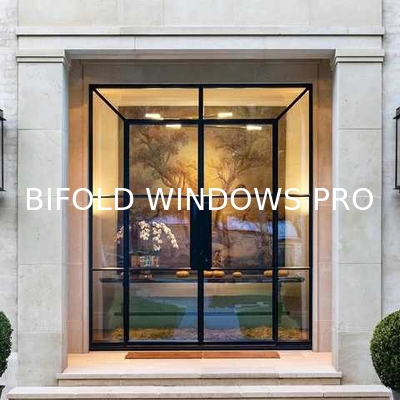 Hybrid Wood-Aluminum Folding Windows - Interior Oak Veneer