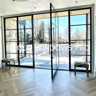 Frameless Folding Windows - Structural Bolt Fixing System
