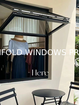 Premium Thermal Broken 6063-T6 Marine Aluminum Folding Windows - Polyamide 6.6 Insulation Barrier