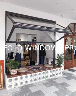 Electrostatic Epoxy-Polyester Powder-Coated Folding Windows - 68 RAL/NCS Color Library