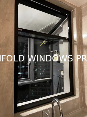 Electrostatic Epoxy-Polyester Powder-Coated Folding Windows - 68 RAL/NCS Color Library