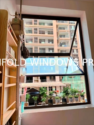 STC 50 Acoustic Studio Grade Folding Windows - Asymmetric 12/8/6mm Laminated Glass