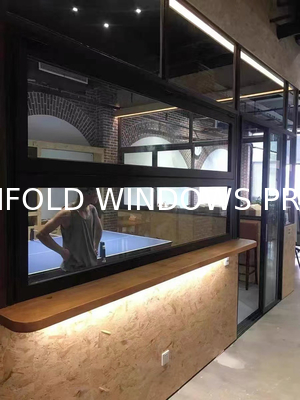 Ergonomic Counterbalance Pivot Hinge Folding Windows - Single-Finger Effortless Operation