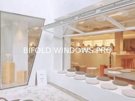 Frameless Structural Bolt-Fixed Folding Windows - SS316 Hidden Fastener System