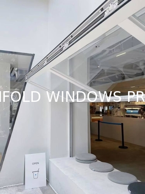 Frameless Structural Bolt-Fixed Folding Windows - SS316 Hidden Fastener System