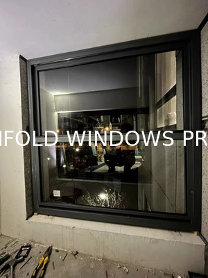 Retractable Solar Screen Folding Windows - Recessed Cassette Storage System