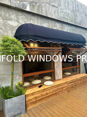 Smart Home IoT Motorized Folding Windows - Wi-Fi/Bluetooth/Zigbee Tri-Protocol Control