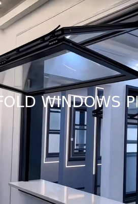 Mediterranean Solar Heat Gain Folding Windows - External Automated Louvers