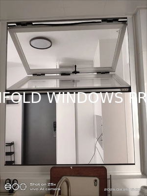 Desert Climate Reflective Coating Folding Windows - 50% Solar Reflectance Index