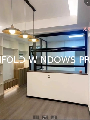 Horticulture Folding Window System Facilitating Direct Access to Raised Herb Beds from Kitchen Counters