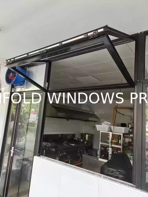 Patio-Integrated Folding Window System Enabling Effortless Entertaining Transitions Between Kitchen and BBQ Areas