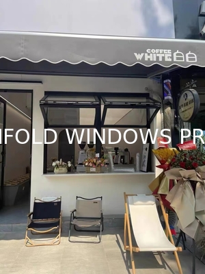Slim-Profile Frameless Folding Window Illusion Creating Near-Invisible Transitions Between Interior and Deck Areas