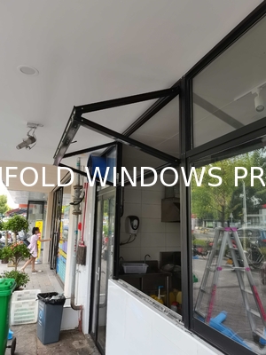 Contemporary Geometric Folding Window Artistry Adding Architectural Interest to Loft Conversions and Modern Additions