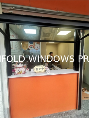 Wide-Format Folding Window Configuration Framing Mountain Vistas and Urban Skyline Views with Minimal Framework