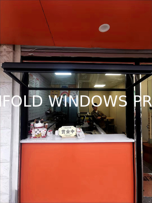 City Garden Folding Window Portal Enabling Vertical Farming Access from Apartment Living Spaces