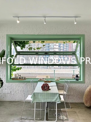 Kitchen Sunrise Folding Window Positioning for Ideal Dough Proofing Light Conditions
