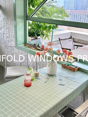 Kitchen Sunrise Folding Window Positioning for Ideal Dough Proofing Light Conditions