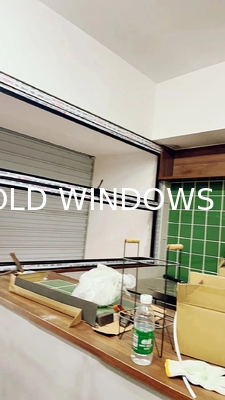Grape Arbor Folding Window Connection Allowing Harvest Access from Kitchen Preparation Areas