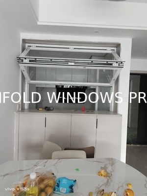 Safe Animal Friendly Folding Window Portal Featuring Secure Screening Options for Indoor-Outdoor Pet Transitions