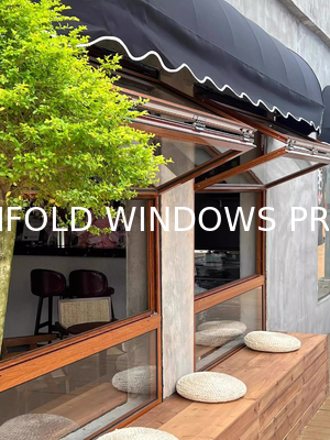 Safe Animal Friendly Folding Window Portal Featuring Secure Screening Options for Indoor-Outdoor Pet Transitions