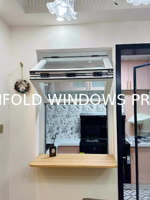 Harbor Tiny Home Space Efficient Folding Window Maximizing Ventilation in Under 300 Square Foot Dwellings