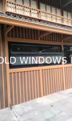 Garden Meditation Space Folding Window Connecting to Rock Gardens with Sound Buffering Acoustic Properties