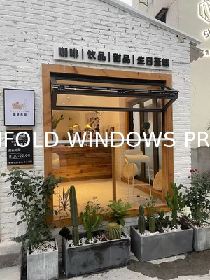 Garden Meditation Space Folding Window Connecting to Rock Gardens with Sound Buffering Acoustic Properties