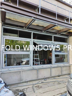 Sanctuary Soundproof Folding Window Assembly Blocking Urban Noise for Home Studio Recording Environments