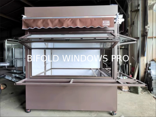 Farm Rooftop Garden Folding Window Portal Allowing Safe Access to Urban Agriculture Planting Systems