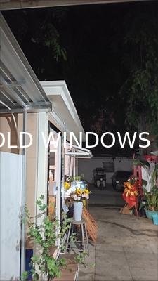 Farm Rooftop Garden Folding Window Portal Allowing Safe Access to Urban Agriculture Planting Systems