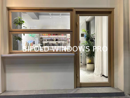 Farm Rooftop Garden Folding Window Portal Allowing Safe Access to Urban Agriculture Planting Systems
