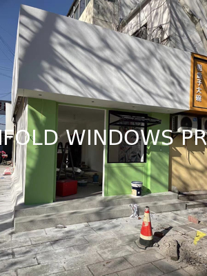 Ready Heavy Rain Folding Window Engineering with Hydrodynamic Tracks Preventing Water Intrusion