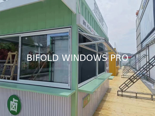 Ready Heavy Rain Folding Window Engineering with Hydrodynamic Tracks Preventing Water Intrusion