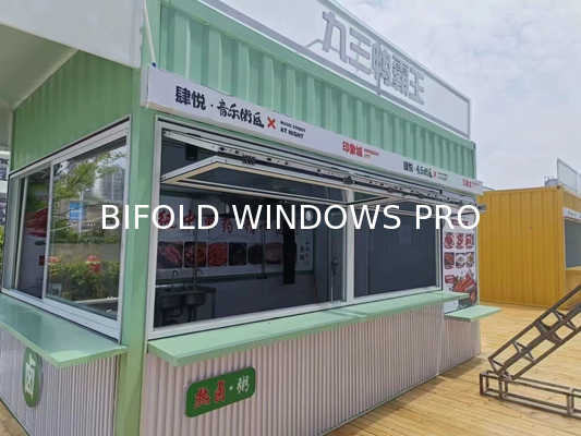 Ready Heavy Rain Folding Window Engineering with Hydrodynamic Tracks Preventing Water Intrusion