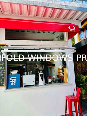 Ready Heavy Rain Folding Window Engineering with Hydrodynamic Tracks Preventing Water Intrusion