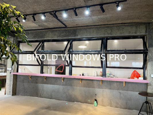 Ready Heavy Rain Folding Window Engineering with Hydrodynamic Tracks Preventing Water Intrusion