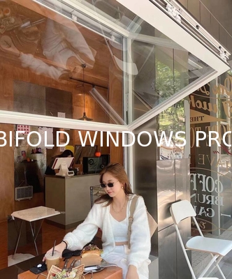 Home Integrated Folding Window System Compatible with Voice Control Systems for Hands Free Operation