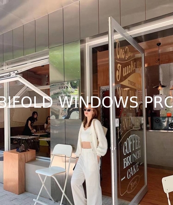 Home Integrated Folding Window System Compatible with Voice Control Systems for Hands Free Operation