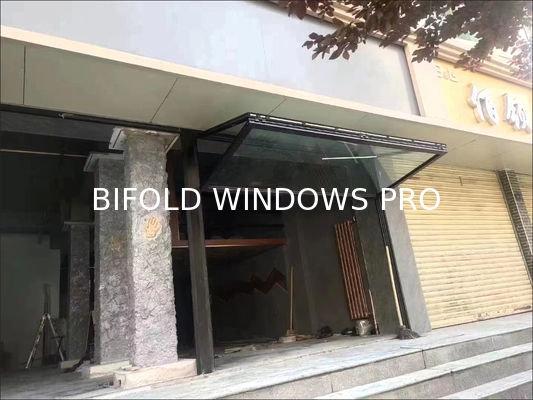 Vista Chalet Style Folding Window Framing Glacier Views with Triple Pane Thermal Efficiency