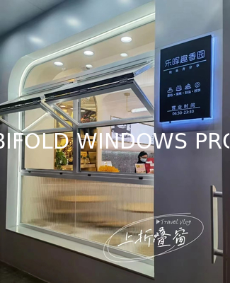 Garden Culinary Folding Window Connecting Indoor Counters to Outdoor Planter Box Herb Gardens