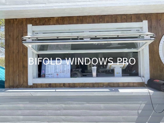 Luminescence Stained Glass Folding Window Creating Dynamic Color Projections Throughout Daylight Hours