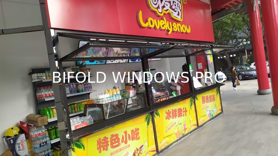Luminescence Stained Glass Folding Window Creating Dynamic Color Projections Throughout Daylight Hours
