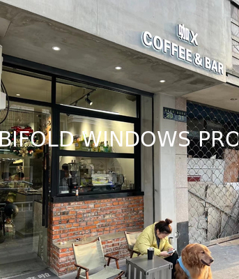 Bloom Arid Climate Folding Window Incorporating Integrated Shading Louvers for Heat Management